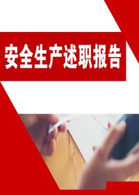 2024年度安全生產(chǎn)述職報(bào)告（60頁(yè)）pptx