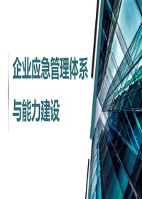 企业应急管理体系与能力建设丨102页pptx