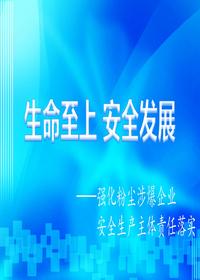 强化粉尘涉爆企业安全生产主体责任落实主题讲座pptx