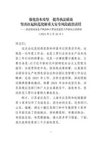 20240926在全国安全生产执法和工贸安全监管工作会上的讲话pdf