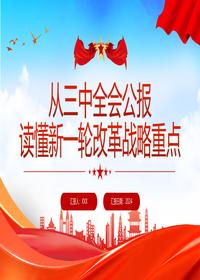 从三中全会公报读懂新一轮改革战略重点pptx