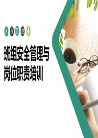 班组安全管理与岗位职责培训(附十大习惯性违章分析)丨63页pptx