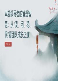 卓越领导者管理智慧道pptx