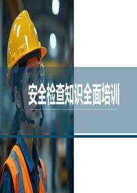 2024年安全检查知识全面培训（40页）pptx