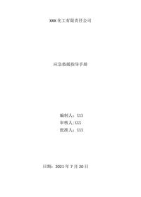 化工企业应急救援指导手册(18页)docx