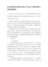 扶沟县瑞明皮革制品有限公司“531”中毒窒息较大事故调查报告docx