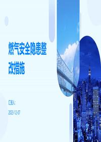 燃气安全隐患整改措施pptx