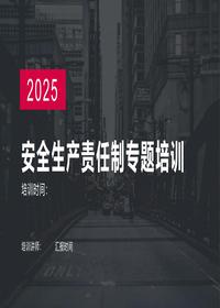 2025安全生产责任制专题培训（48页）pptx
