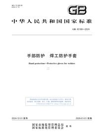 《手部防護(hù) 焊工防護(hù)手套》GB 45188-2024-2611pdf
