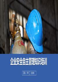 企业安全自主管理知识培训丨30页pptx