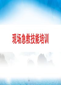现场急救技能培训pptx