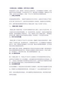 《田园安全曲:治理隐患,音符中的乡土保障》docx