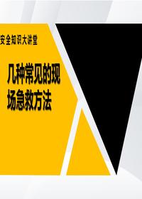 几种常见的现场急救方法pptx