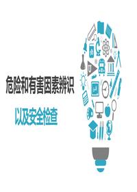 危险和有害因素辨识和安全检查丨46页pptx