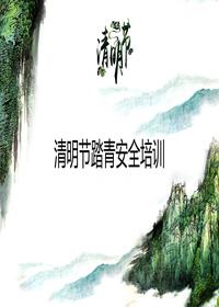 清明节踏青安全培训（59页）pptx