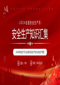 2024全国安全生产月pptx