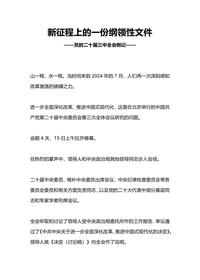 2024新征程上的一份纲领性文件党docx