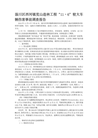 淄川区西河镇荒山造林工程“11·6”较大车辆伤害事故调查报告docx