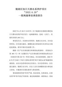 镜湖区旭日天都水系养护项目“2022620”docx