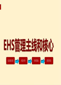 EHS管理主线和核心（48页）pptx