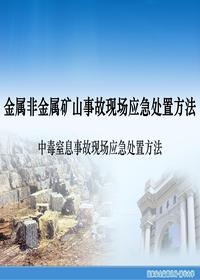 中毒窒息事故现场应急处置方法（33页）pptx