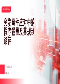 突发事件应对中的程序裁量及其规制路径 (1)pptx