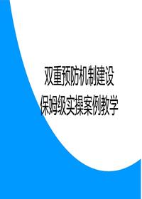 双重预防机制建设保姆级实操案例教学pptx