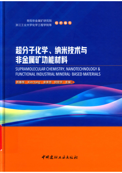 超分子化学、纳米技术与非金属矿功能材料 英文版 周春晖等主编 2019年版